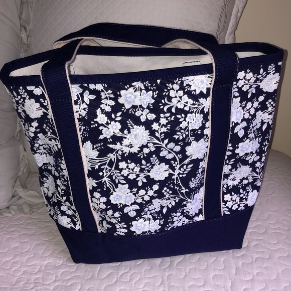 NWT Lands End Medium Canvas Open Top Tote - Picture 2 of 7